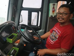 Demi Om Telolet Om, Sopir Bus Haryanto Ini Rela Rogoh Kocek Rp 5 juta