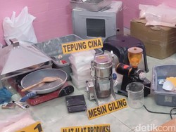 Mengintip Kamar Pink Tempat Pembuatan 10 Ribu Ekstasi di Rumah Semarang