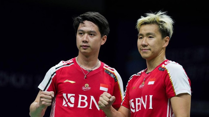 Marcus Fernaldi Gideon pensiun, PBSI hormati keputusannya. (Foto: Getty Images/Shi Tang)