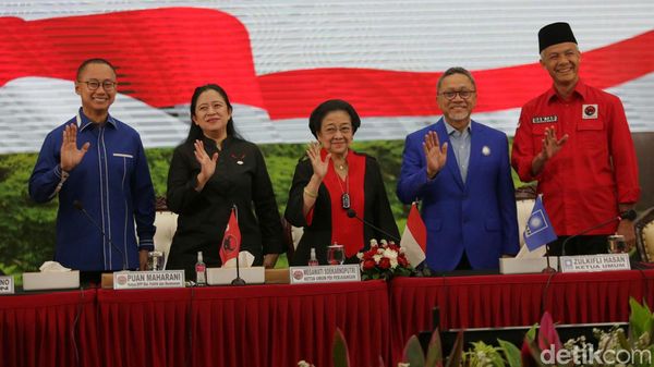 Momen Zulhas, Megawati, Ganjar dan Puan Kumpul Bareng