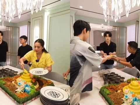 NCT DoJaeJung main ke rumah Raffi Ahmad dan Nagita Slavina diajak tumpengan dan cicip bakso.