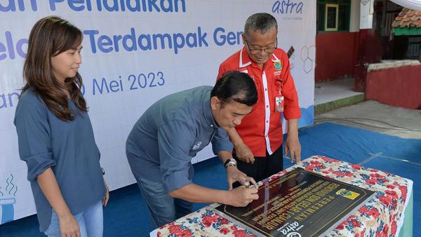 Sekolah yang Hancur Akibat Gempa Cianjur Dibangun Kembali