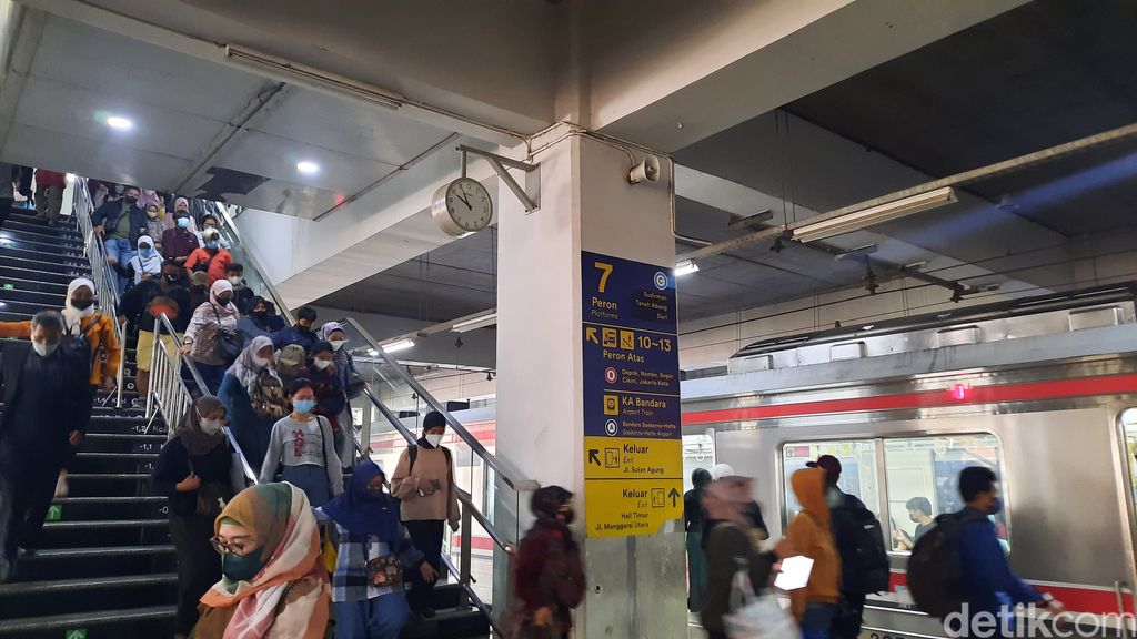 Stasiun Manggarai, Jakart Selatan, 2 Juni 2023. (Annisa Aulia Rahim/detikcom)