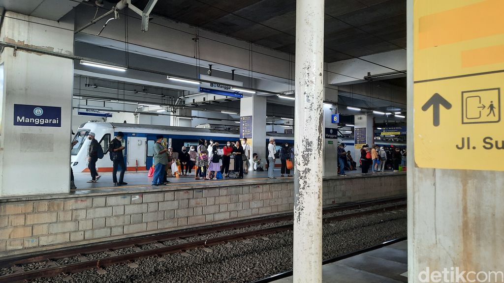 Stasiun Manggarai, Jakart Selatan, 2 Juni 2023. (Annisa Aulia Rahim/detikcom)
