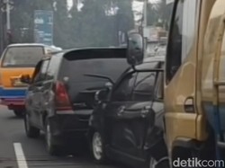 Heboh Tabrakan Beruntun Truk dan 2 Mobil di Medan, Begini Kronologinya