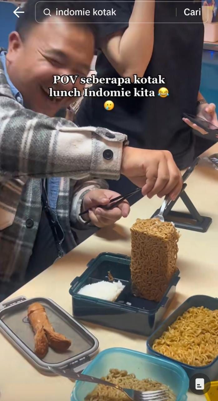 Tren Mie Kotak Viral di TikTok
