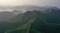 Pagi Berkabut nan Syahdu di Tembok Besar China