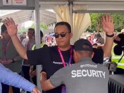 Momen Anies Baswedan Digeledah Sebelum Masuk Sirkuit Formula E Jakarta