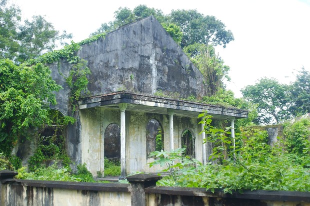 Foto: twitter.com/@lahilapagi bangunan gereja di Banda Neira
