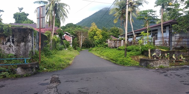 Foto: twitter.com/@lahilapagi Jalanan yang seoi