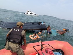 KM Kalibaba Tenggelam di Perairan Kepulauan Seribu, 55 Penumpang Selamat