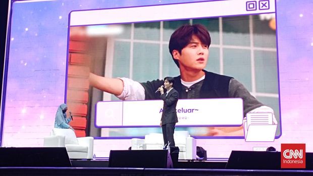 Kim Seon-ho Fan meeting Kim Seon-ho di Jakarta diramaikan dengan berbagai interaksi antara sang aktor dengan para penggemar yang akrab disapa Seonhohada
