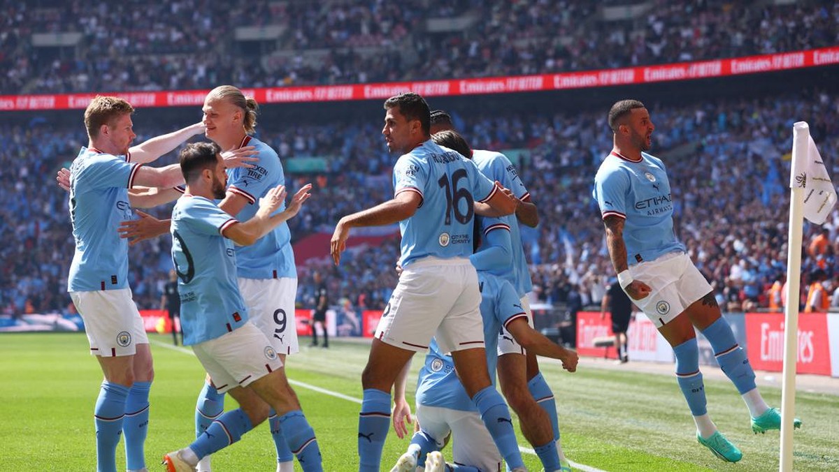 Manchester City juara Piala FA 2022/2023 (Action Images via Reuters/PAUL CHILDS)