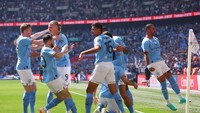 Manchester City sukses menangi Piala FA dan sudah raih gelar ganda musim ini, sebelumnya juara Liga Inggris (Reuters)