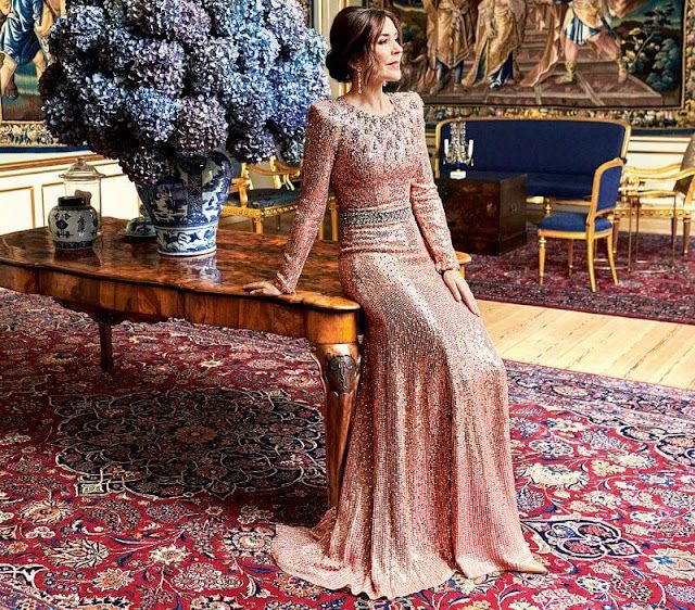 Putri Mahkota Mary dari Denmark pernah mengenakan gaun yang sama dengan Kate Middleton (Putri Mary/Foto: newmyroyals.com)