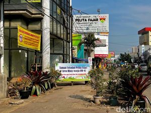 Area Tumpukan Sampah di Tepi Jalan Sudirman Bandung Disulap Jadi Taman