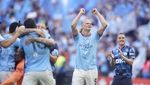 Juara Piala FA, Manchester City Selangkah Lagi Treble Winners