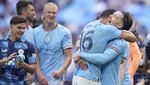 Juara Piala FA, Manchester City Selangkah Lagi Treble Winners