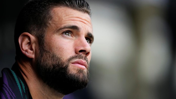 Nacho Fernandez centre-back of Real Madrid and Spain during the LaLiga Santander match between Valencia CF and Real Madrid CF at Estadio Mestalla on May 21, 2023 in Valencia, Spain. (Photo by Jose Breton/Pics Action/NurPhoto via Getty Images)