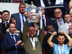 Akankah Guardiola menuntaskan mimpi City raih treble musim ini? Liga Inggris dan Piala FA sudah, selanjutnya final Liga Champions! (Getty Images)