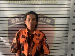 Pria Berbaju PP Pungli Pedagang di Deli Serdang Ditangkap, Ini Tampangnya