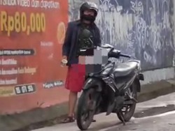 Heboh Pemotor di Makassar Pamer Kemaluan ke Wanita di Jalanan