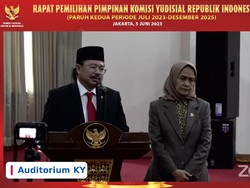 Amzulian Rifai Terpilih Jadi Ketua KY Periode 2023-2025