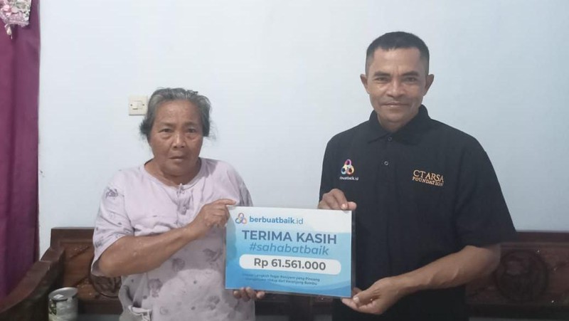 Berkah Donasi berbuatbaik.id, Mbah Paniyem hingga Anak Dapat Rumah Baru