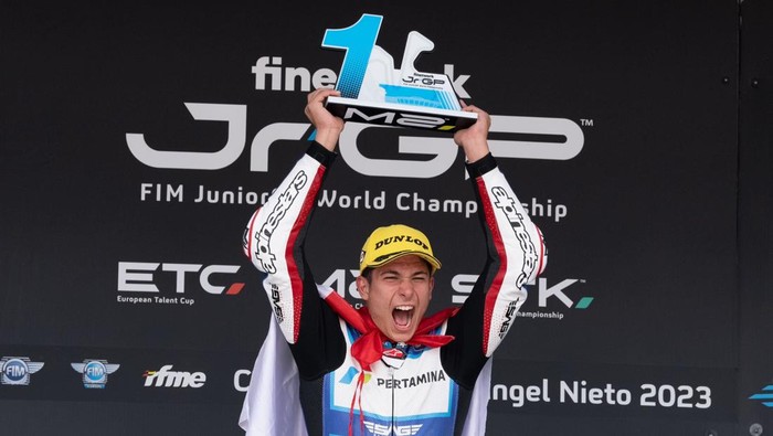 Carlos Tatay berjaya di Moto2 European Championship 2023 seri Jerez (Dok.Pertamina Mandalika SAG Racing Team)