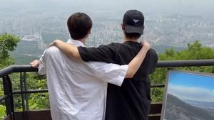 5 Potret Cha Eun Woo dan Sanha Kunjungi Rumah Baru Moonbin ASTRO