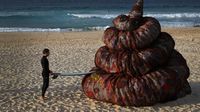 Hiii.. Ada Tinja Raksasa di Pantai Sydney