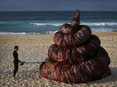 Hiii.. Ada Tinja Raksasa di Pantai Sydney