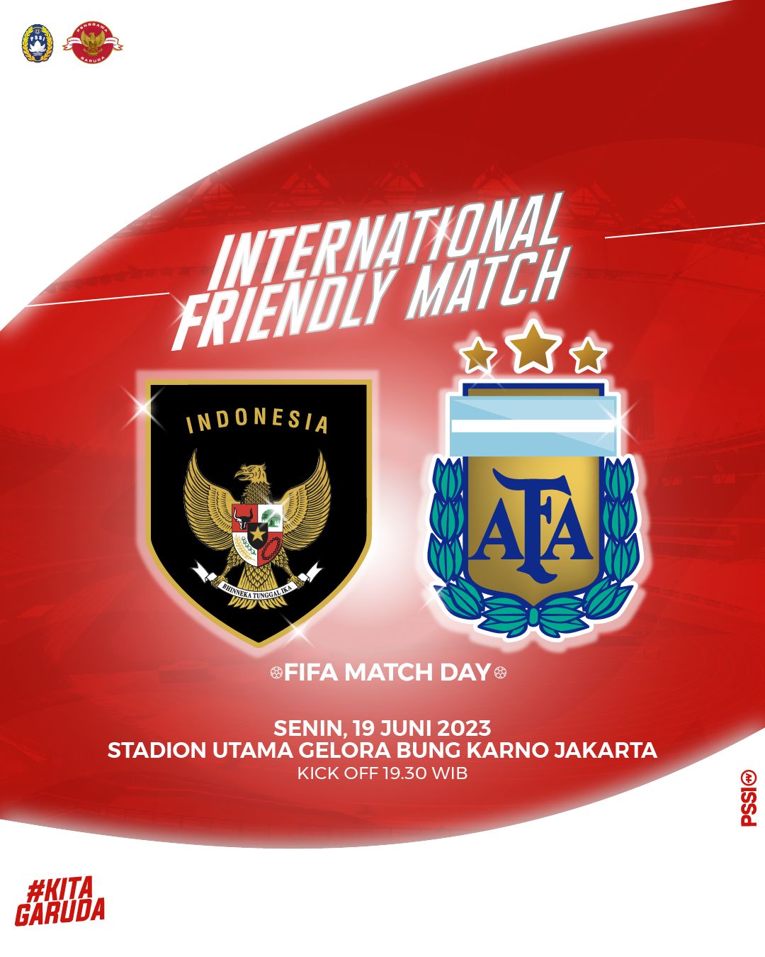 Indonesia Vs Argentina Tiket