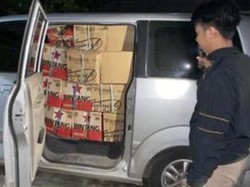 Polisi di Boalemo Gagalkan Penyelundupan 120 Dus Miras, 2 Pelaku Ditangkap