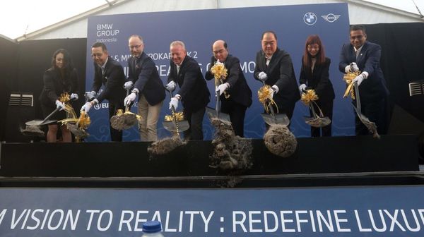 Momen Peletakkan Batu Pertama BMW MINI Eurokars PIK 2