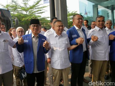 Momen Rombongan Gerindra Disambut Hangat PAN