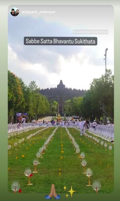 Pindah Agama, Reza Arap Pamer Rayakan Waisak di Candi Borobudur