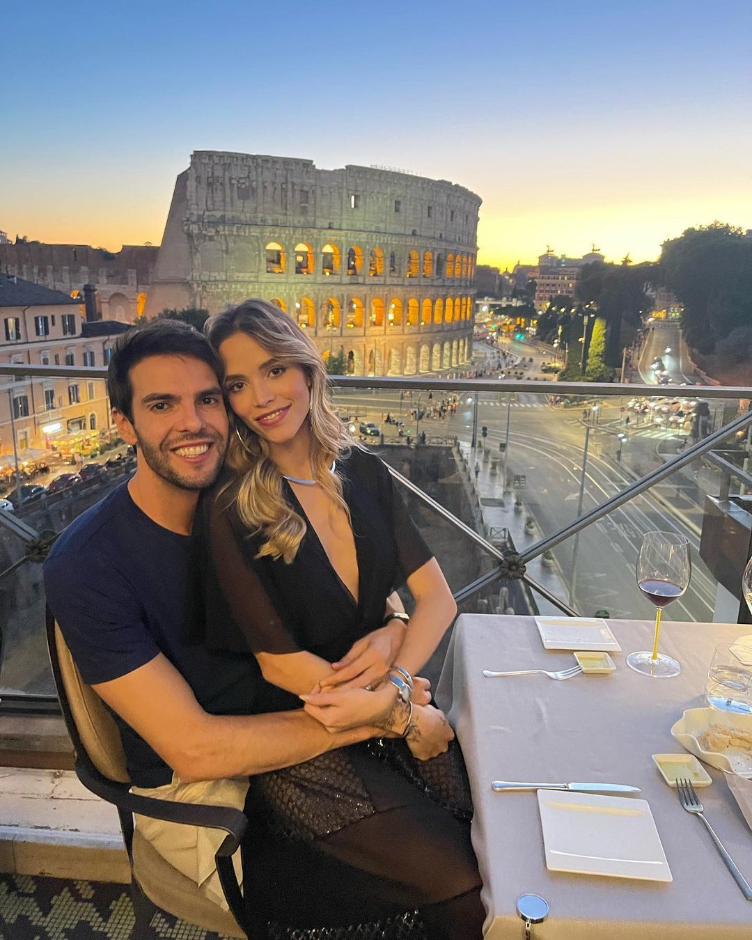 Ricardo Kaka dan Caroline Diaz Ricardo Kaka dan Caroline Diaz