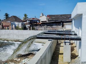 Rumah Pompa-Tanggul Zona A Selesai Dibangun untuk Atasi Rob Belawan Rumah Pompa-Tanggul Zona A Selesai Dibangun untuk Atasi Rob Belawan