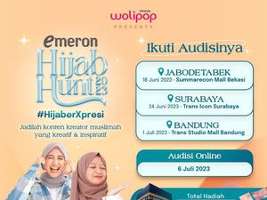 Yuk Ikutan Audisi Emeron Hijab Hunt 2023 di Jakarta, Bandung dan Surabaya Yuk Ikutan Audisi Emeron Hijab Hunt 2023 di Jakarta, Bandung dan Surabaya