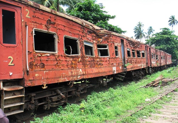 Bangkai Kereta Queen of the Sea/Foto: flickr.com