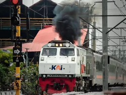 KAI Jelaskan Heboh Foto Kereta Disebut Terbakar di Jogja