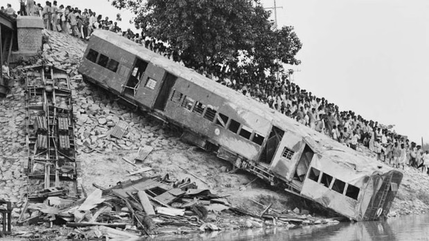 Kecelakaan di Bihar, India pada 1981/Foto: Lallan Top