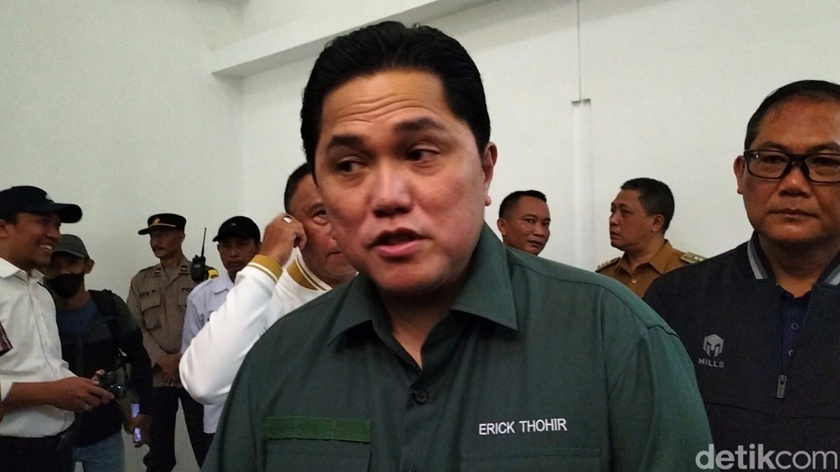 Ketum PSSI, Erick Thohir (Foto: Deny Prastyo Utomo/detikJatim)