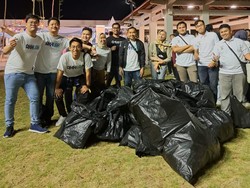 Pegadaian Gandeng Plustik Daur Ulang 1 Ton Sampah Plastik di Solo