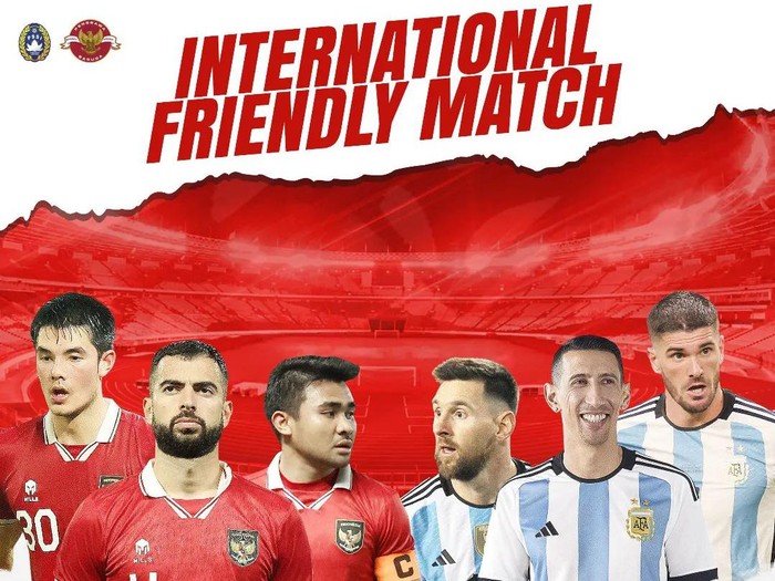 Pertandingan Indonesia vs Argentina 19 Juni 2023