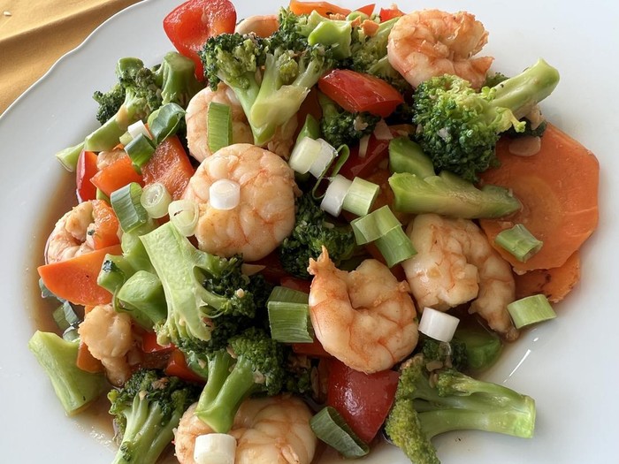 Resep Tumis Udang dan Brokoli