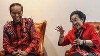 Tawa Ceria Jokowi-Mega di Rakernas PDIP