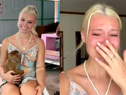 Viral Bule Nangis Kejer Lihat Topeng Monyet Pertama Kalinya