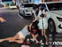 Streamer Korsel Live Berantem di Jalan, Ada yang Ditusuk Garpu